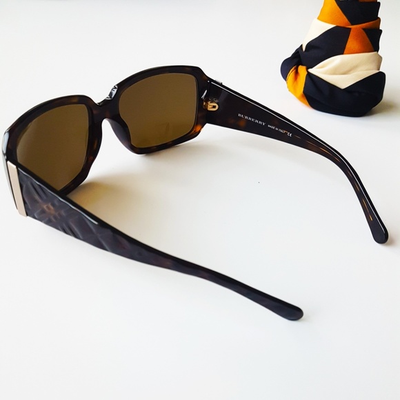 Burberry Sunglasses Brown Tortoise Shades Fashion - Picture 4 of 8